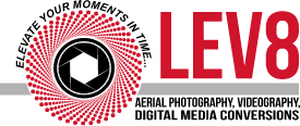 Lev8 (Elevate) Logo
