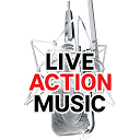 Live Action Music Recording Studio X Logo