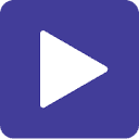 purple square video Logo