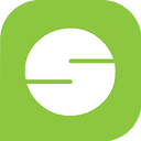 Swooshed logo