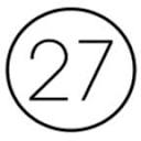 27th Letter Logo