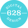 628 Digital Design Logo