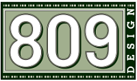 809 Design Logo