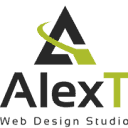 AlexT Web Design Studio Logo