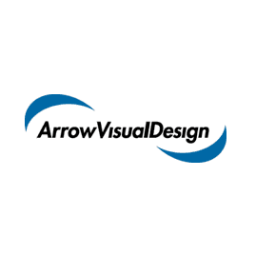 Arrow Visual Design Logo