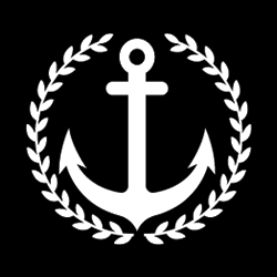 Black Anchor Design Logo