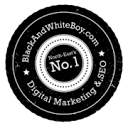 Black And White Boy SEO Logo