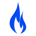 Blue Flame Wired Logo