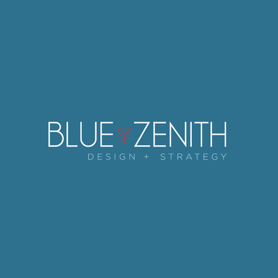 Blue Zenith Design + Strategy Logo