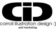 Carroll Illustration Design Logo
