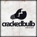 Cracked Bulb Design Logo