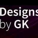 Designs by GK LLC. Logo