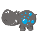 dotty hippo design Logo