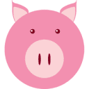 Flying Pigs Graphic Design Logo