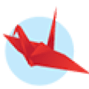 Folded Crane Design Logo