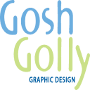 Gosh Golly Graphic Design Logo