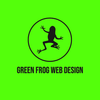 Green Frog Web Design Logo