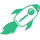 Green Rocket Web Logo