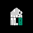 house no. 8 design Logo