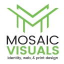 Mosaic Visuals Design Logo
