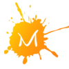 Mustard Splatter Design Logo