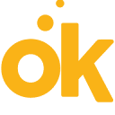 Ok Yellow Design Logo