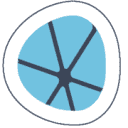 One Blue Pebble logo