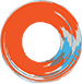 Orange Web Graphic Design Logo