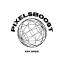 PixelsBoost Web Design Logo