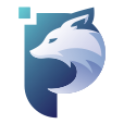 Pixel Wolf Graphics Logo