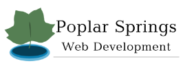 Poplar Springs Web Development Logo
