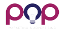 POP Marketing + Advertising Logo