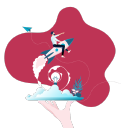Poptin Design logo