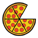 Pixels & Pizza Logo