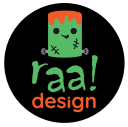 RAA! graphic design and editorial Logo