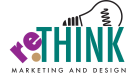 Re-Think Marketing and Design Logo