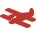 Red Airplane Design Logo