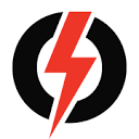 Red Bolt Visual Communication Logo
