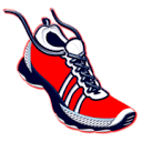 Red Sneakers Mobile Marketing Logo
