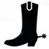Rusti Boot Creative Logo