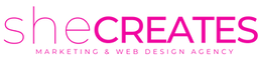 She Creates Marketing & Web Design Agency Logo
