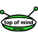 top of mind design Logo