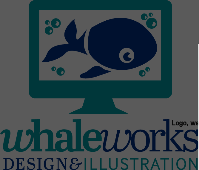 Whale Works Design and Illustration Logo