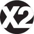 X2 Design Logo